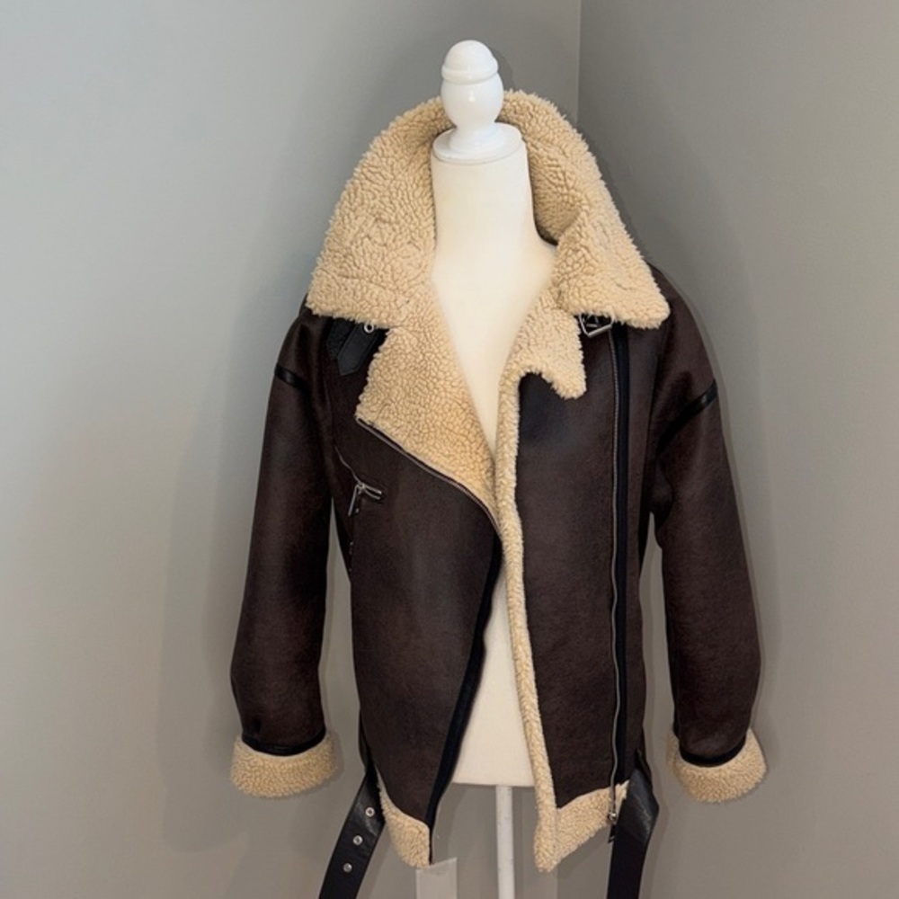 Zara Aviator Bomber Jacket